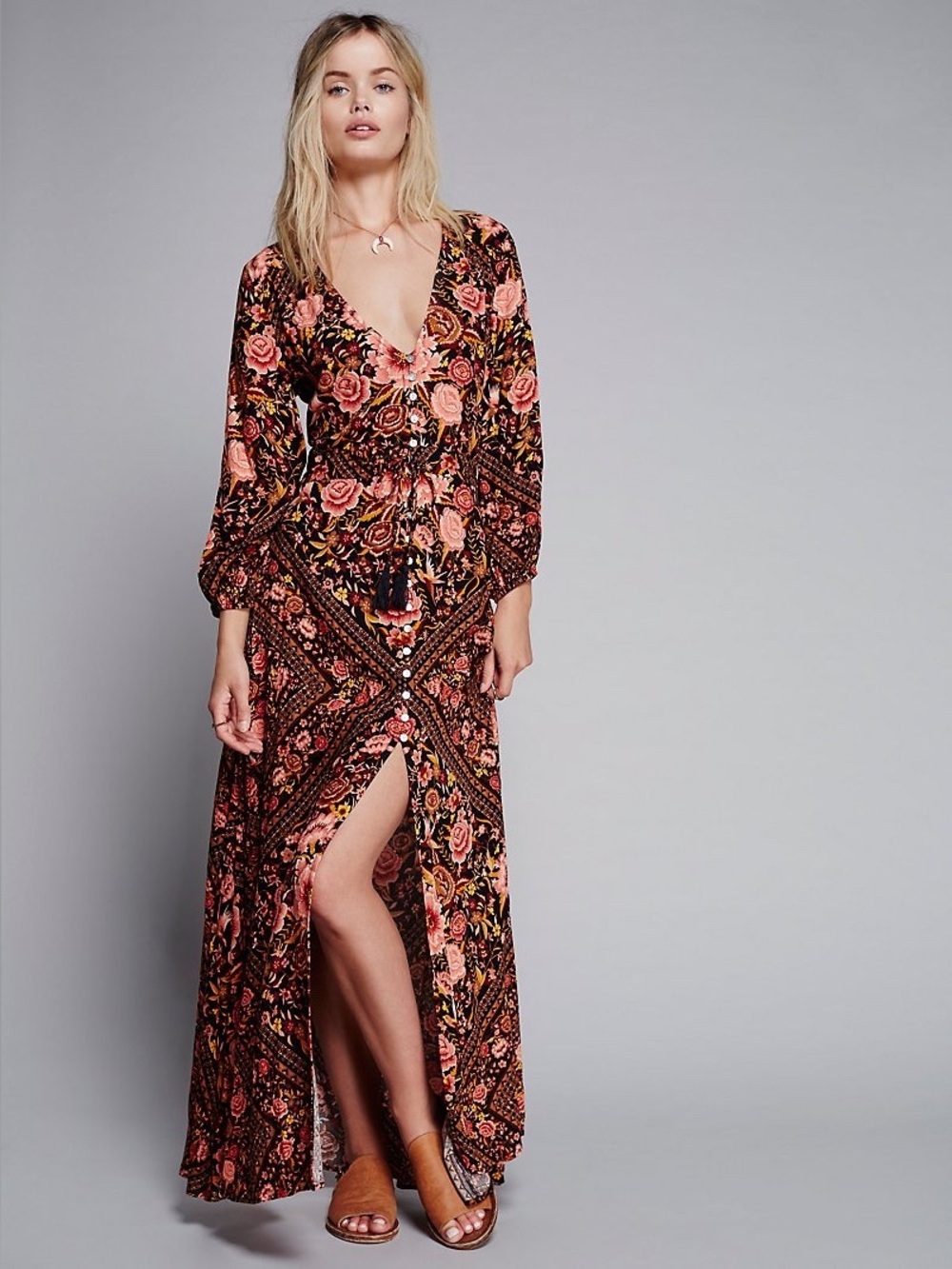 Spell and the Gypsy Babushka Wildflower Dress Free People Vintage Rare Boho XS